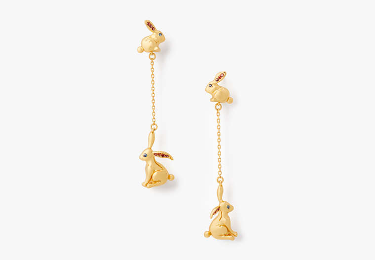Year Of The Rabbit Linear Earrings, , Product
