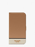 morgan colorblocked saffiano leather mag folio 14 pro max, , s7productThumbnail