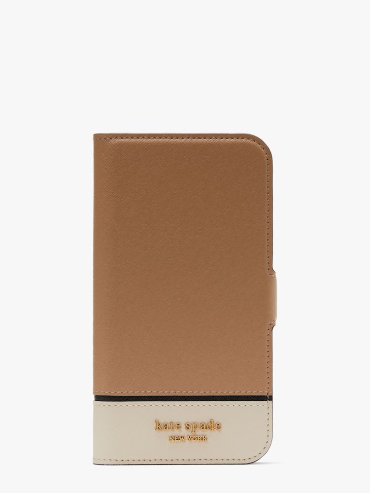 Kate Spade Morgan Colorblock Umschlaghülle für iPhone 14 Pro, magnetisch