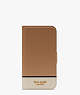 Morgan Colorblock iPhone 14 Pro Magnetic Wrap Folio Case, Cafe Mocha Multi, ProductTile