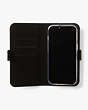 Morgan Colorblock iPhone 14 Pro Magnetic Wrap Folio Case, Cafe Mocha Multi, Product