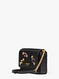bonbon stone embellished saffiano leather flap chain wallet, , s7productThumbnail