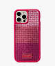 Gala Rhinestone Embossed iPhone 13 Pro Max Case, Red, ProductTile