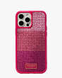 Gala Rhinestone Embossed iPhone 13 Pro Max Case, Red, Product
