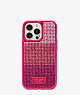 Gala Rhinestone Embossed iPhone 13 Pro Case, Pink Multi, ProductTile
