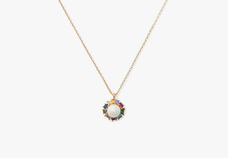 Candy Shop Pearl Halo Pendant, Multi, Product