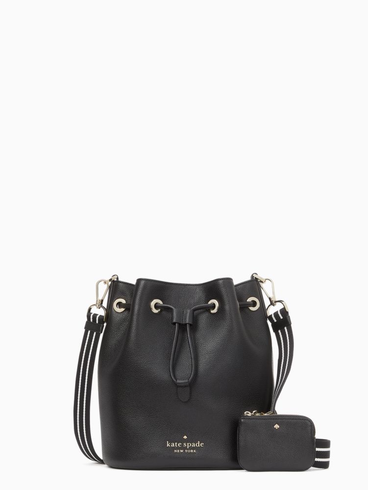 Women's parchment multi rosie pebbled leather bucket bag | Kate Spade New  York UK