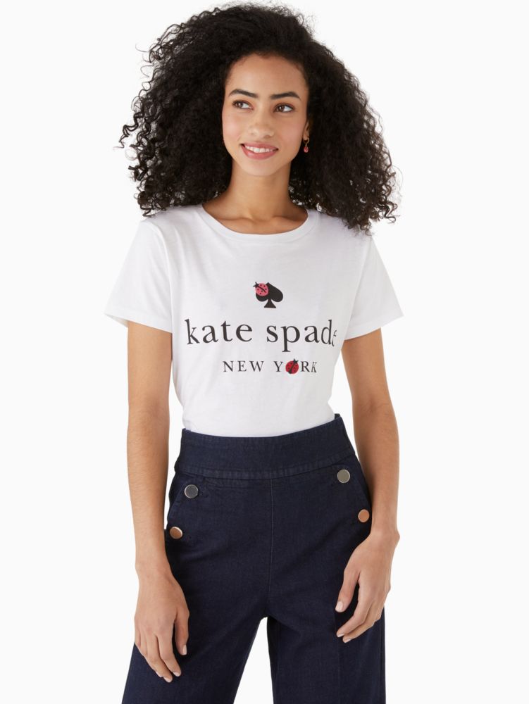 ＊Kate spade(ケイトスペード)＊てんとう虫　ロゴTシャツ