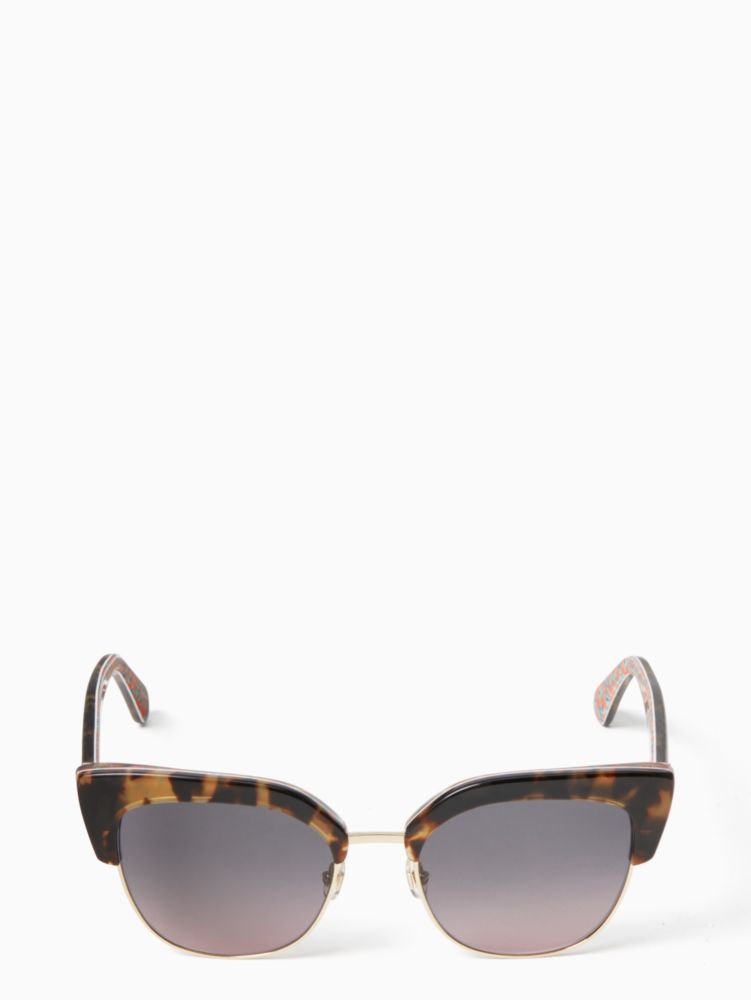 Women's gold plum havana karri sunglasses | Kate Spade New York UK