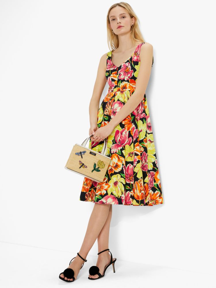 Kate Spade Painted Tulips Grace Dress