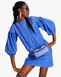 フローラル アイレット パフスリーブ ドレス, Sapphire Haze, Product