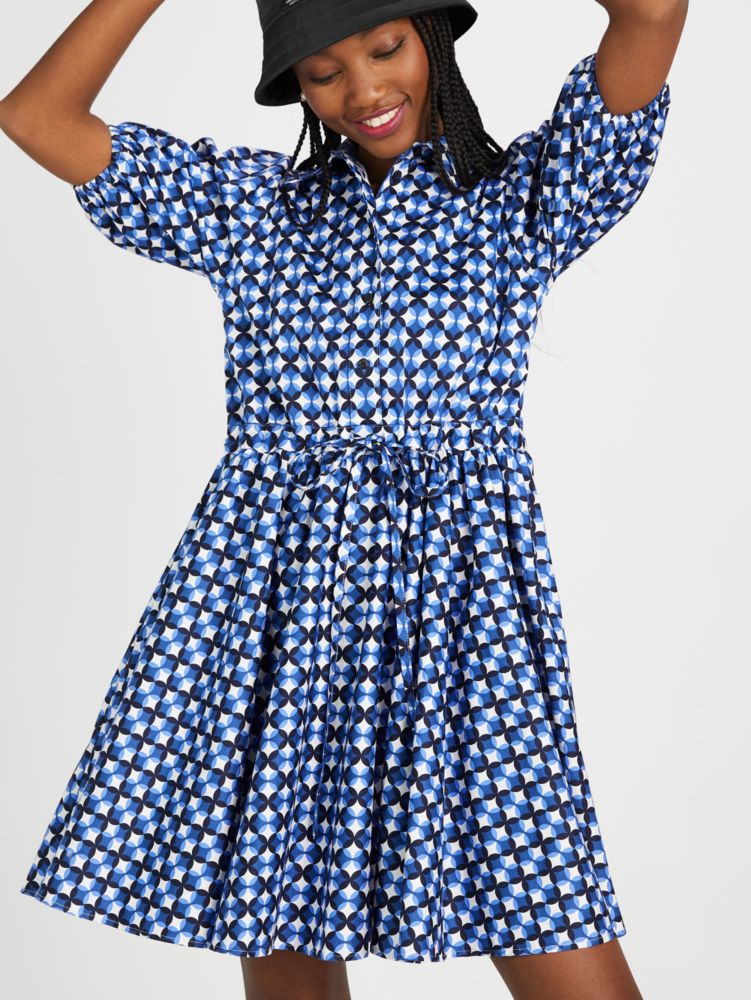 Patio Tile Shirtdress