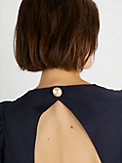pearl embellished open back dress, , s7productThumbnail