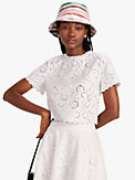 Floral Embroidered Cutwork Top, , s7productThumbnail