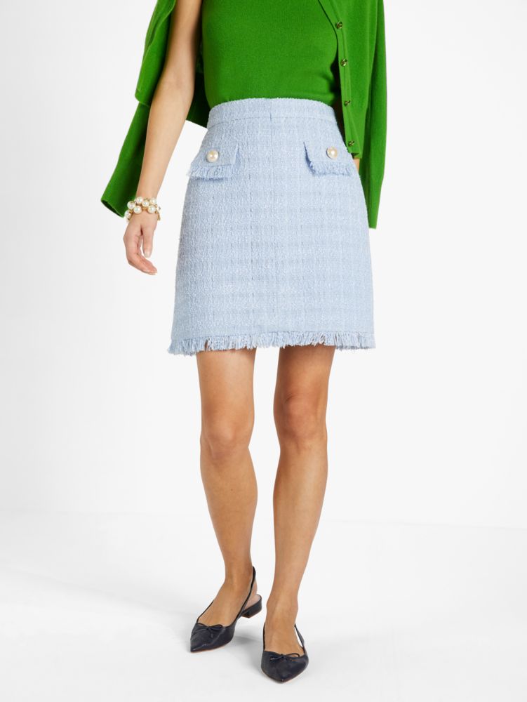 Kate SpadeA-line Tweed Skirt