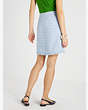 Kate Spade,A-line Tweed Skirt,Pale Hydrangea