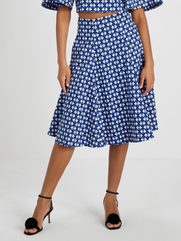 Kate Spade Wide-leg Cuffed Denim Pants