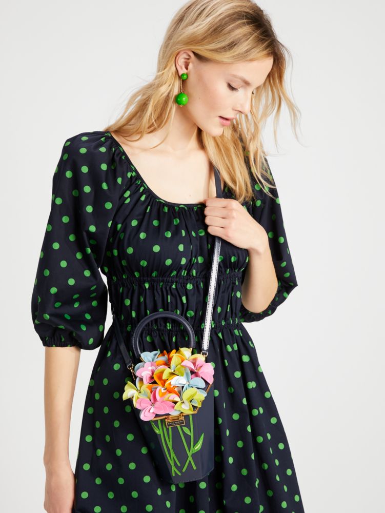 In Bloom Embellished 3d Bouquet Top Handle Bag | Kate Spade New York