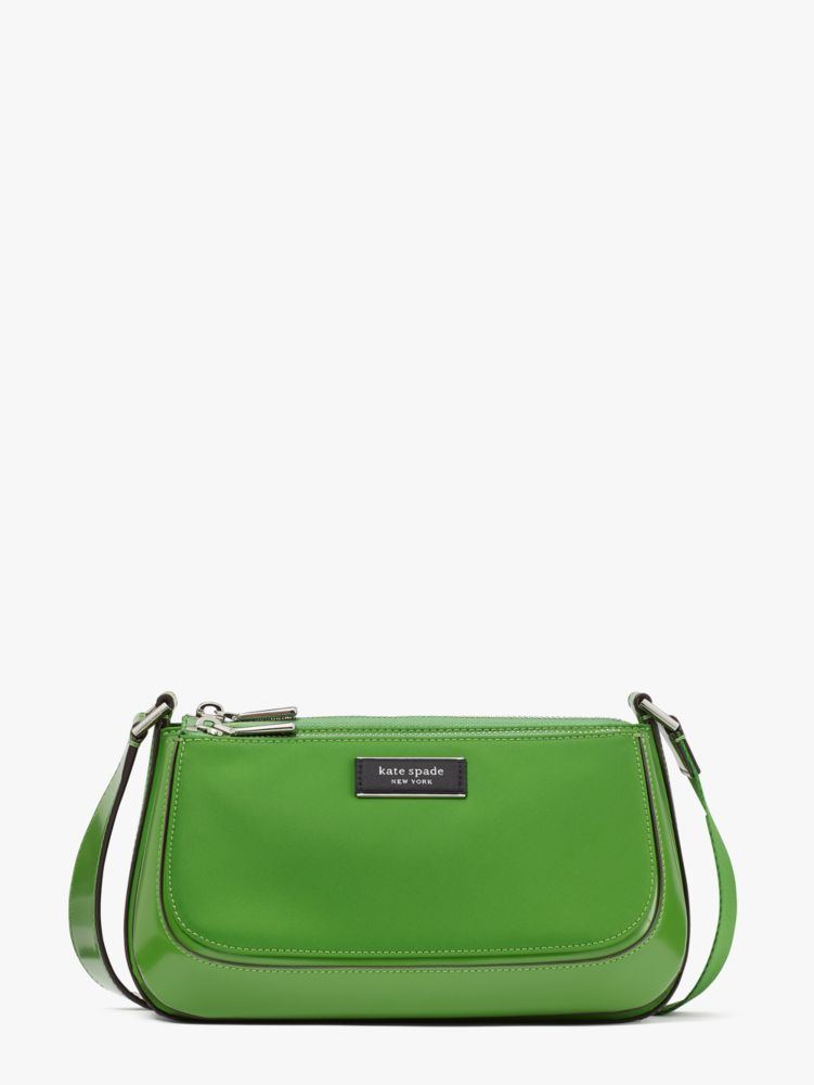 Kate Spade Sam Icon Ksnyl Nylon East West Medium Crossbody In Ks Green