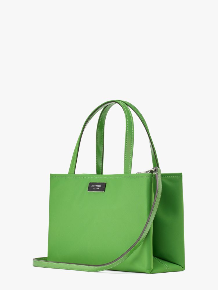 Kate Spade Sam Icon Ksnyl Nylon Small Tote In Ks Green