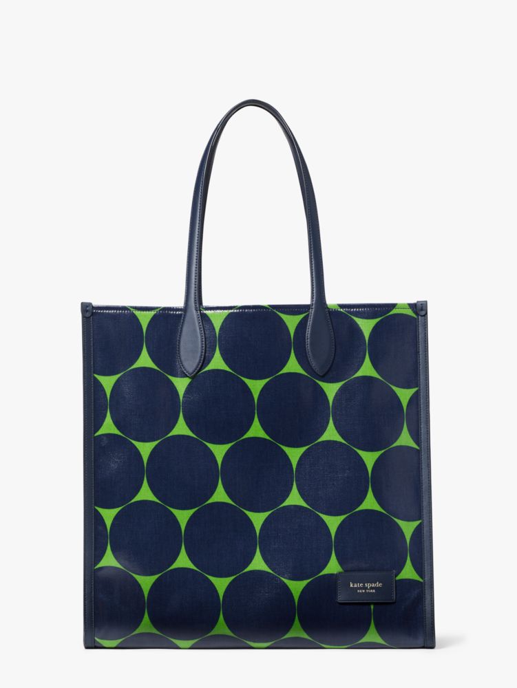 Kate Spade New York Gold Dot Canvas Book Tote Bag