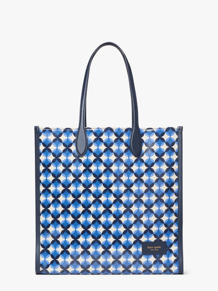 Kate Spade New York Gotham Patio Tile Printed Canvas Large Tote