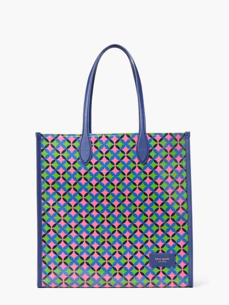 Kate Spade Gotham Patio Tile Canvas Large Tote