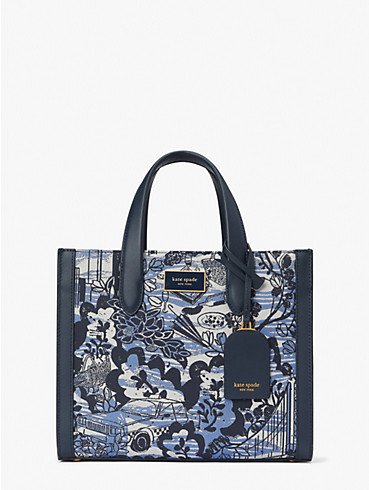 Manhattan Walk In The Park Toile Jacquard Small Tote, , rr_productgrid