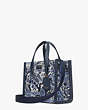 Manhattan Walk In The Park Toile Jacquard Small Tote, , Product