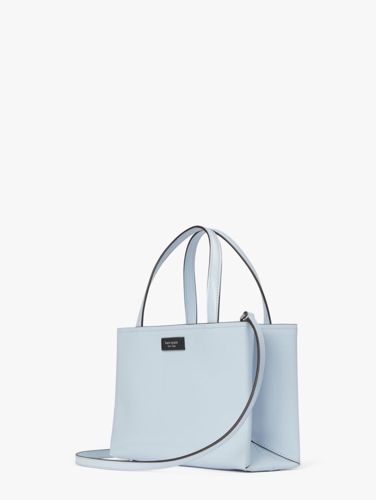 Buy KATE SPADE Sam Icon Leather Small Tote Bag, Blue Color Women