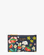 Morgan Flower Bed Embossed Small Slim Bifold Wallet, , Product