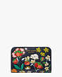 Morgan Flower Bed Embossed Compact Wallet, , Product