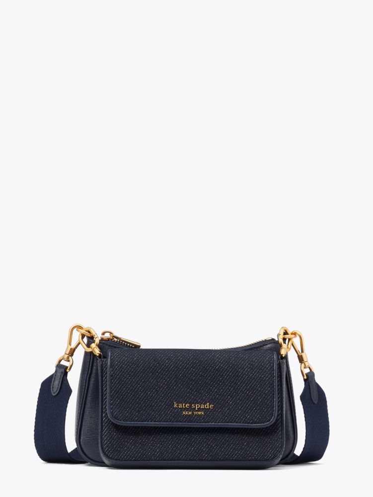 Morgan Denim Double Up Crossbody