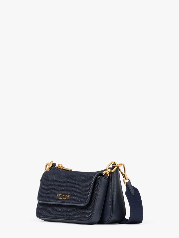 Morgan Denim Double Up Crossbody