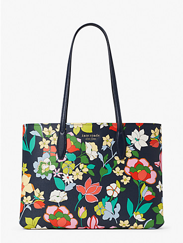 all day flower bed large tote, , rr_productgrid