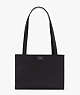 Kate Spade,Sam Icon KSNYL Nylon Medium Shoulder Bag,Black