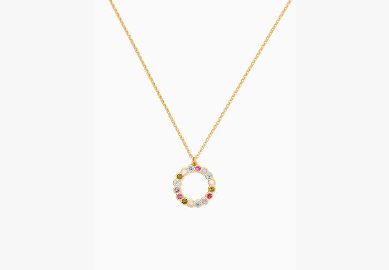 Full Circle Mini Pendant Necklace, Multi, Product image number 0
