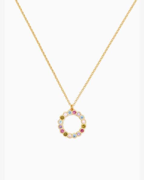 Full Circle Mini Pendant Necklace, Multi, ProductTile