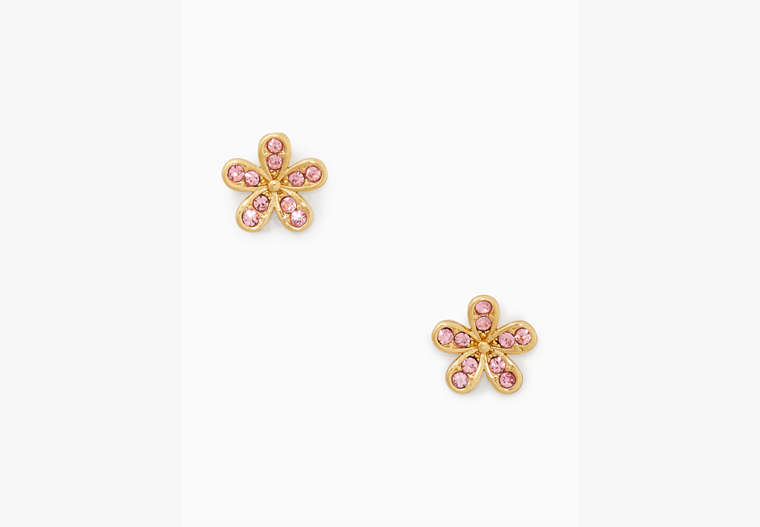 Gleaming Gardenia Flower Studs, Light Peach, Product image number 0