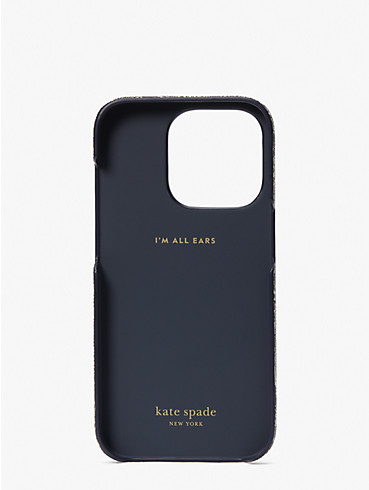 Morgan Showdogs Saffiano Leather iPhone 14 Pro Case, , rr_productgrid