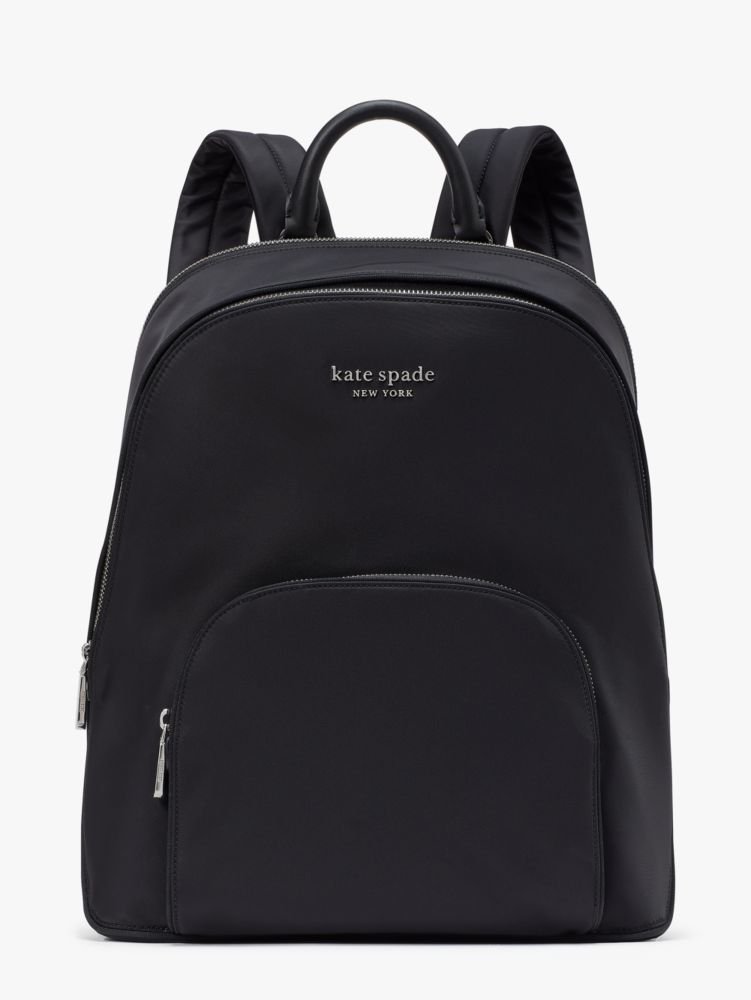 Kate Spade Sam KSNYL Nylon Laptop Backpack - KB335 BLK