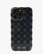 サム アイコン グリッター ギンガム アイフォン 14 PRO MAX ケース, Black Multi, Product