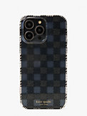 Sam Icon Glitter Gingham iPhone 14 Pro Max Case, , s7productThumbnail