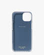 スペードフラワー モノグラム アイフォン 14 ケース, Manta Blue, Product