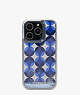 パティオ タイル リキッド グリッター アイフォン 14 PRO ケース, Blue Multicolor, ProductTile