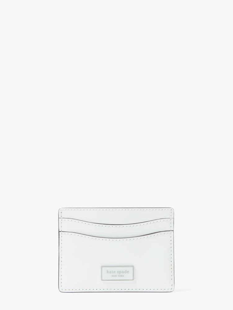 Kate Spade Sam Icon Leather Cardholder In True White