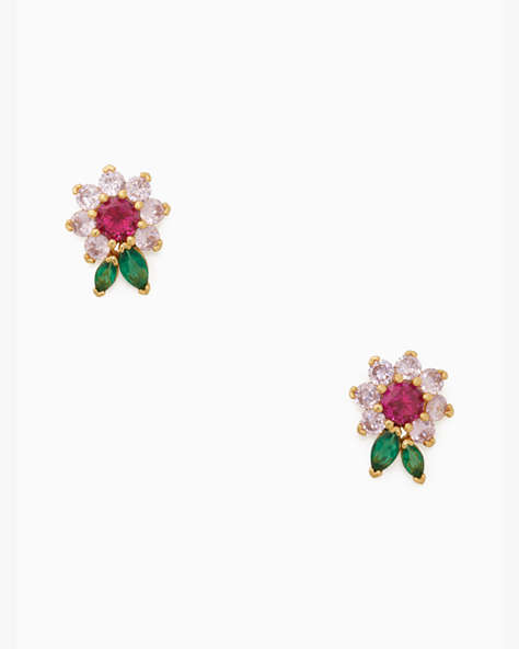 New Bloom Flower Studs, Multi, ProductTile