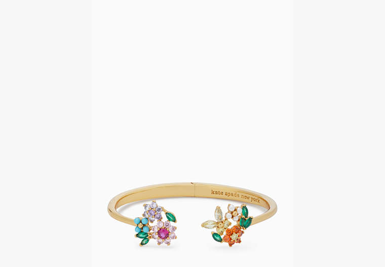 New Bloom Flower Cuff Bracelet, Multi, Product image number 0