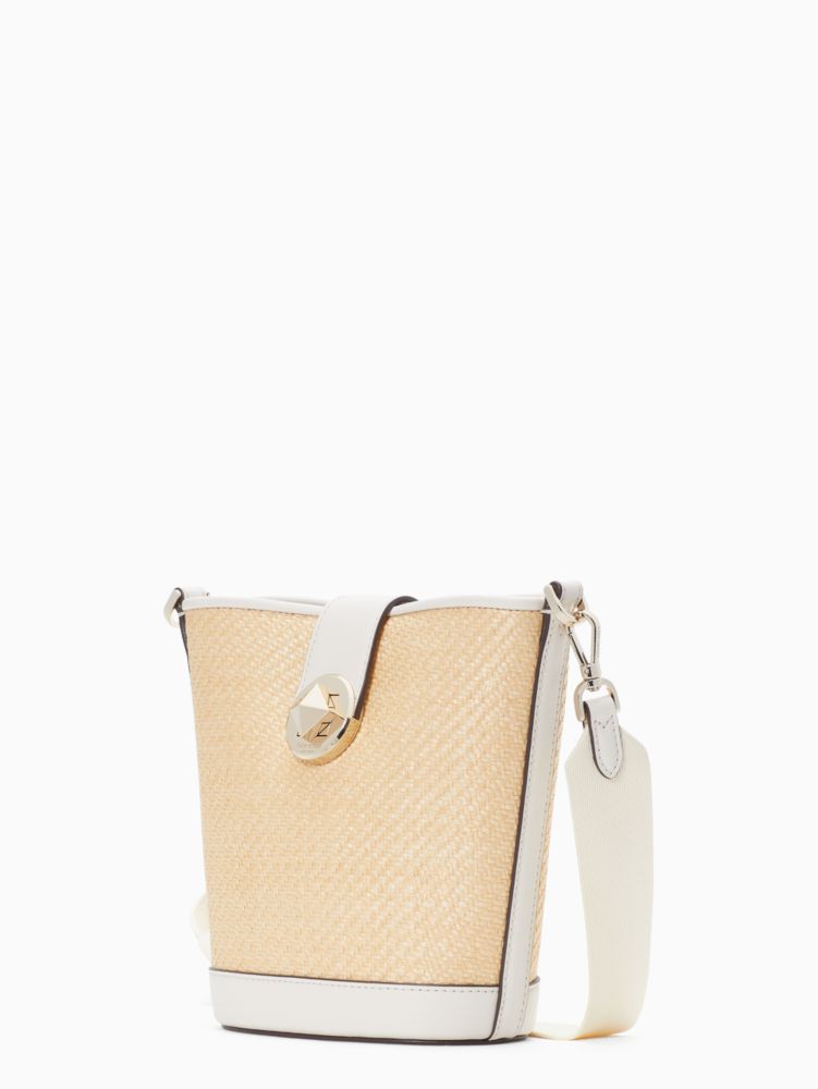 Kate Spade Staci Small Flap Crossbody - Garden Bouquet Straw