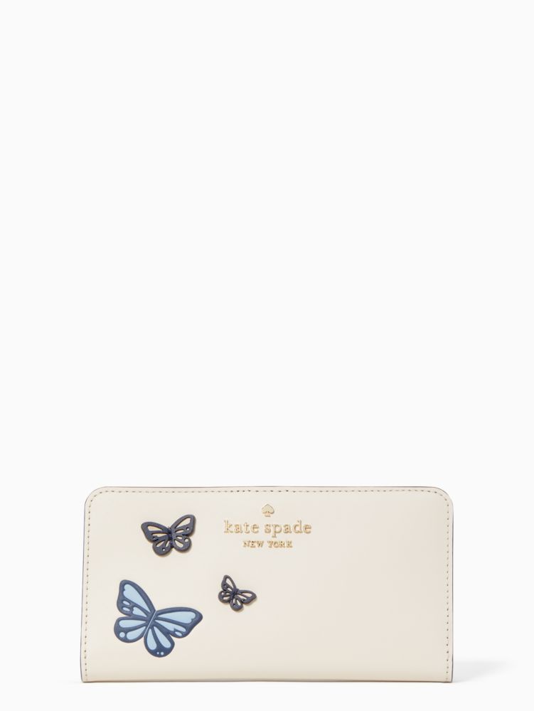 Large Slim Bifold Butterfly Wallet | Kate Spade Surprise
